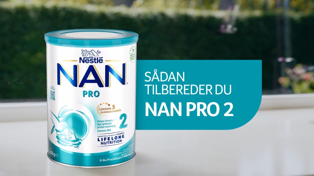 NAN Pro 2 Tilberedelse